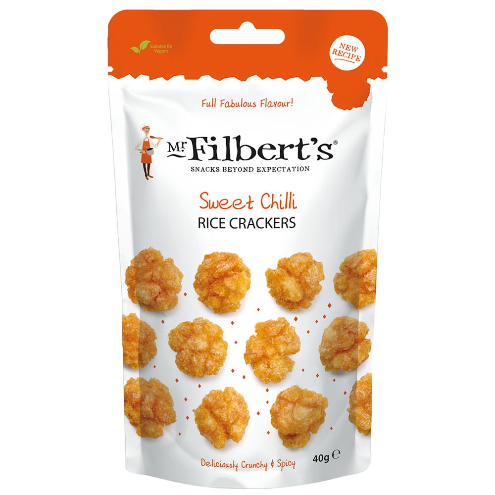 Chilli Rice Crackers 40g (Pack of 12)
