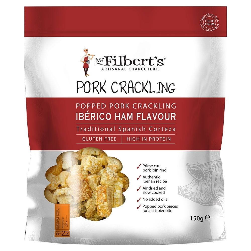 Popped Pork Crackling Iberico Ham 150g