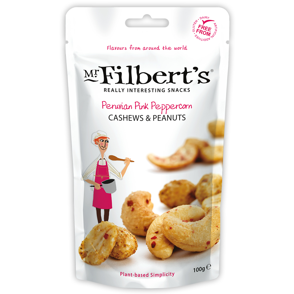 Peruvian Pink Peppercorn Cashews & Peanuts 100g