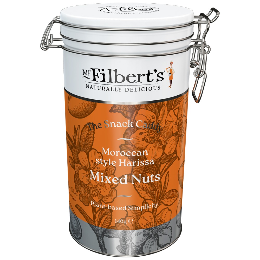 Moroccan Style Harissa Mixed Nuts Gifting Tin Medium 140g