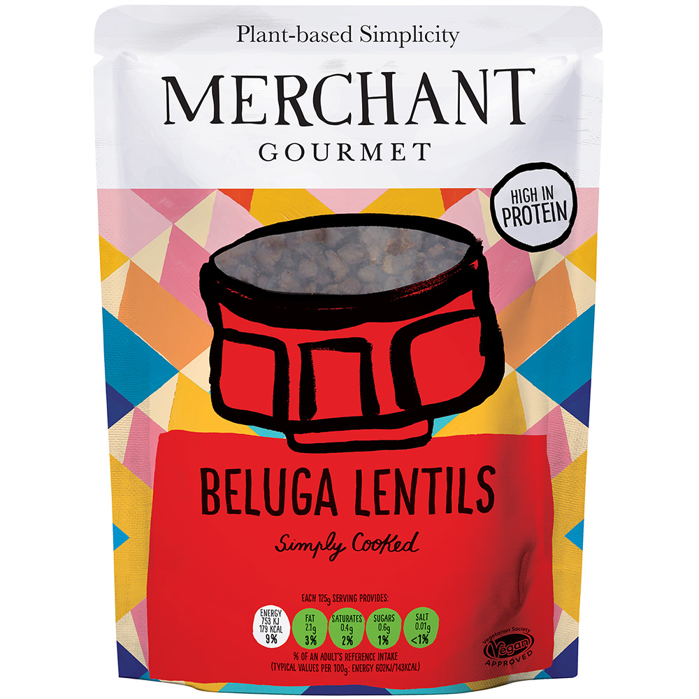Beluga Lentils Ready to Eat (Pack of 6)