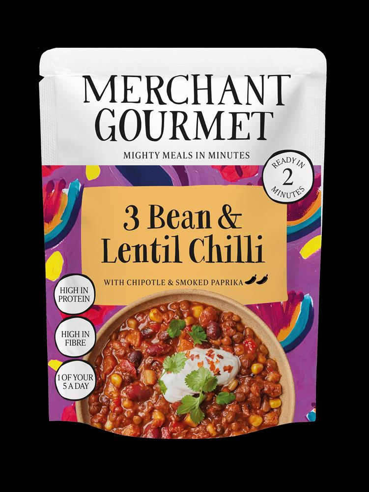 3-Bean & Lentil Chilli 280g