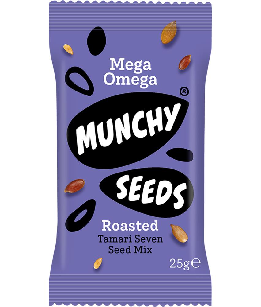 Munchy Seeds Mega Omega 25g (Pack of 12)