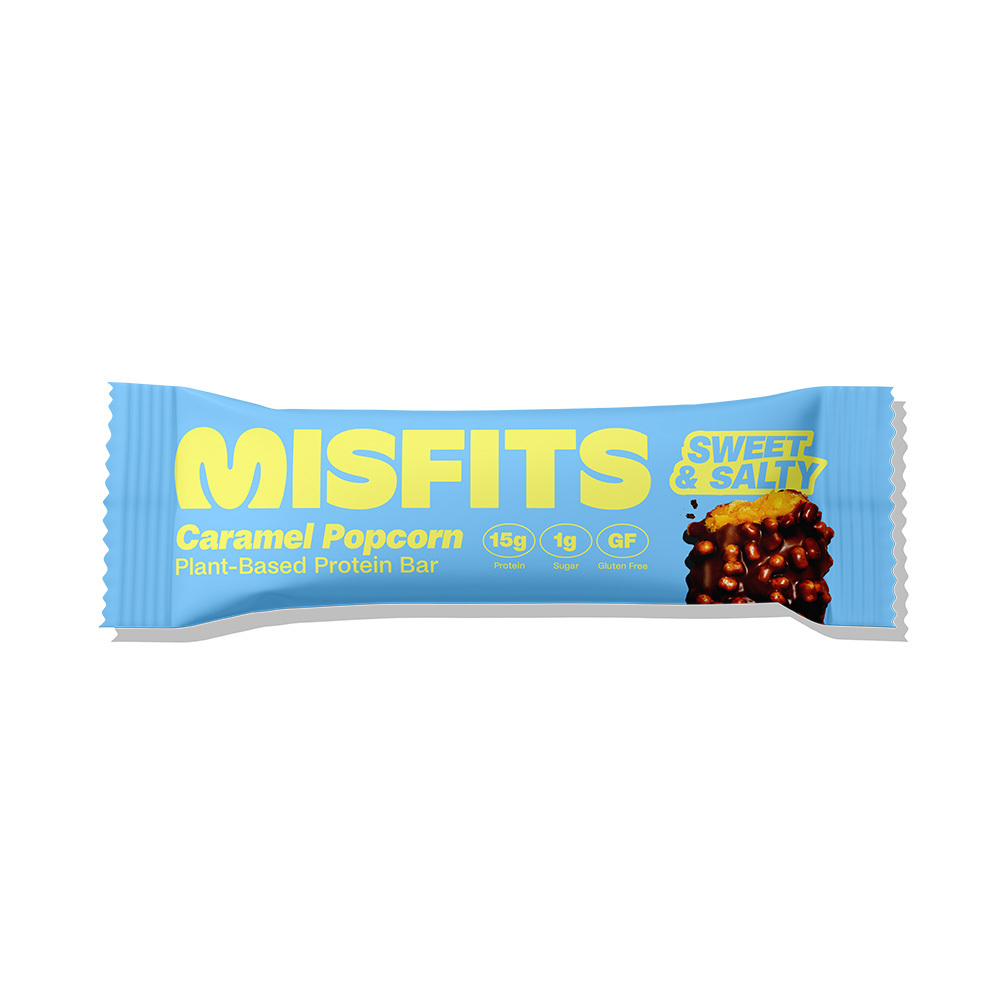 Plant-Based Caramel Popcorn Protein Bar 50g