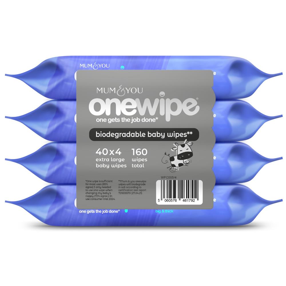Mum and You One Wipe 4 pack