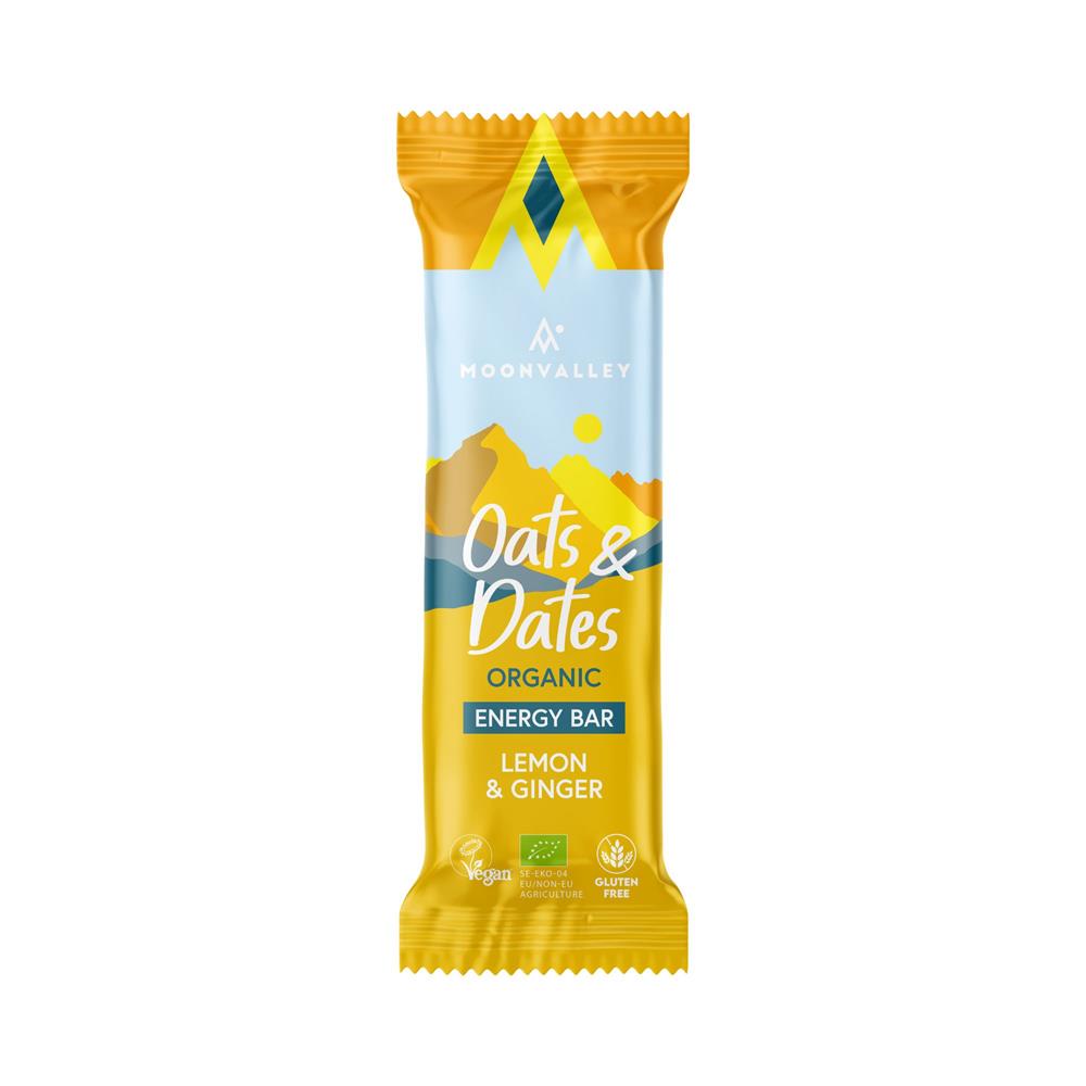 Organic Gluten-free Energy Bar Lemon & Ginger 50g