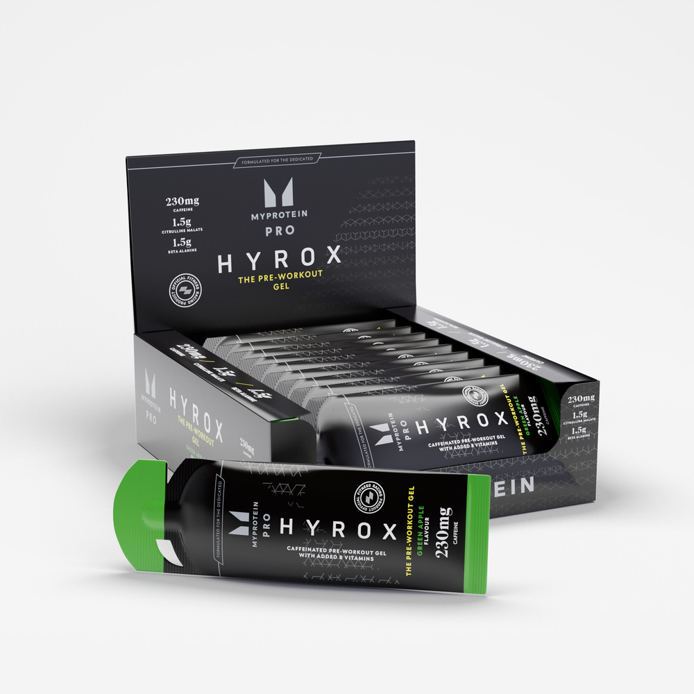 Hyrox Pre Workout Gel Green Apple 50g