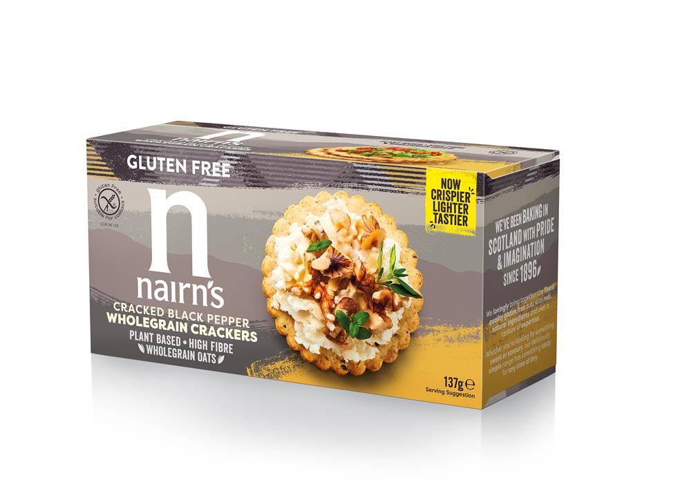 Gluten Free Cracked Black Pepper Wholegrain Cracker 137g