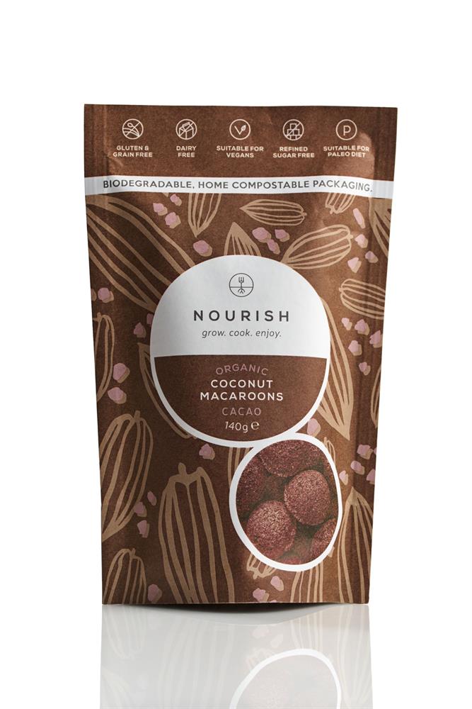 Organic Cacao Macaroons (Pack of 2)