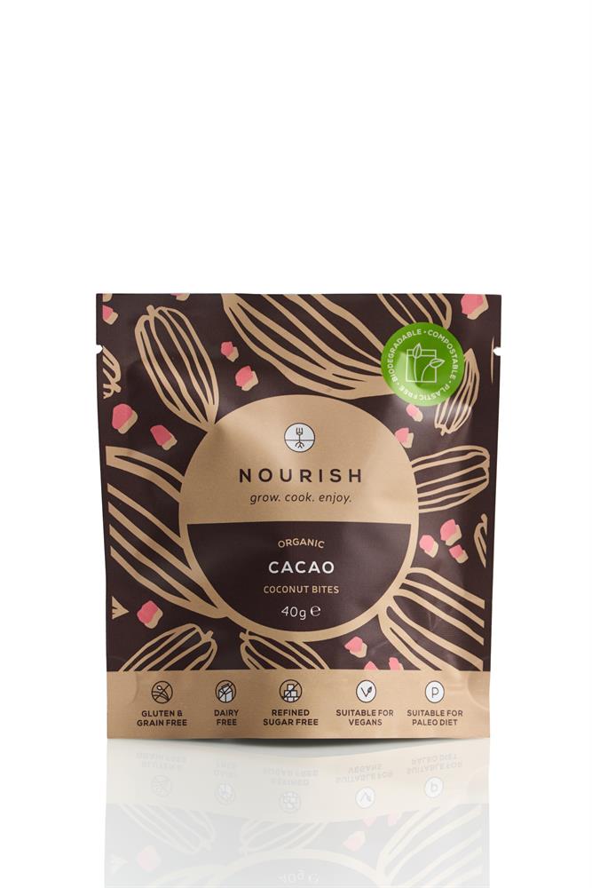 Nourish Cacao Coconut Bites