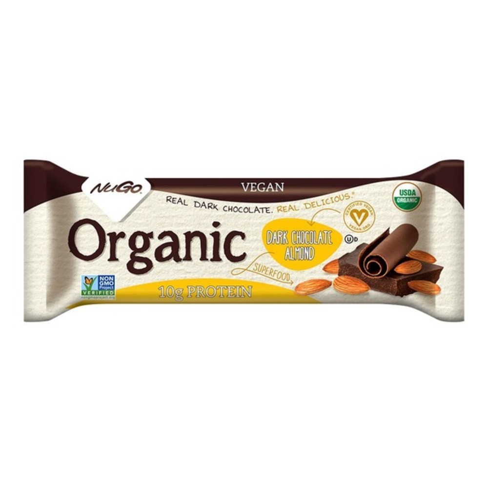 Organic Dark Choc Almond Bar (Pack of 12)