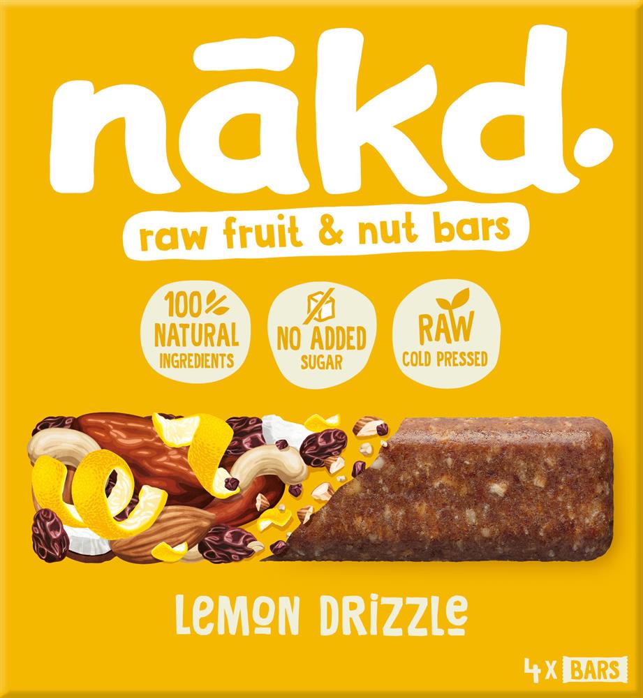 Nakd Lemon Drizzle MPK 4x35g