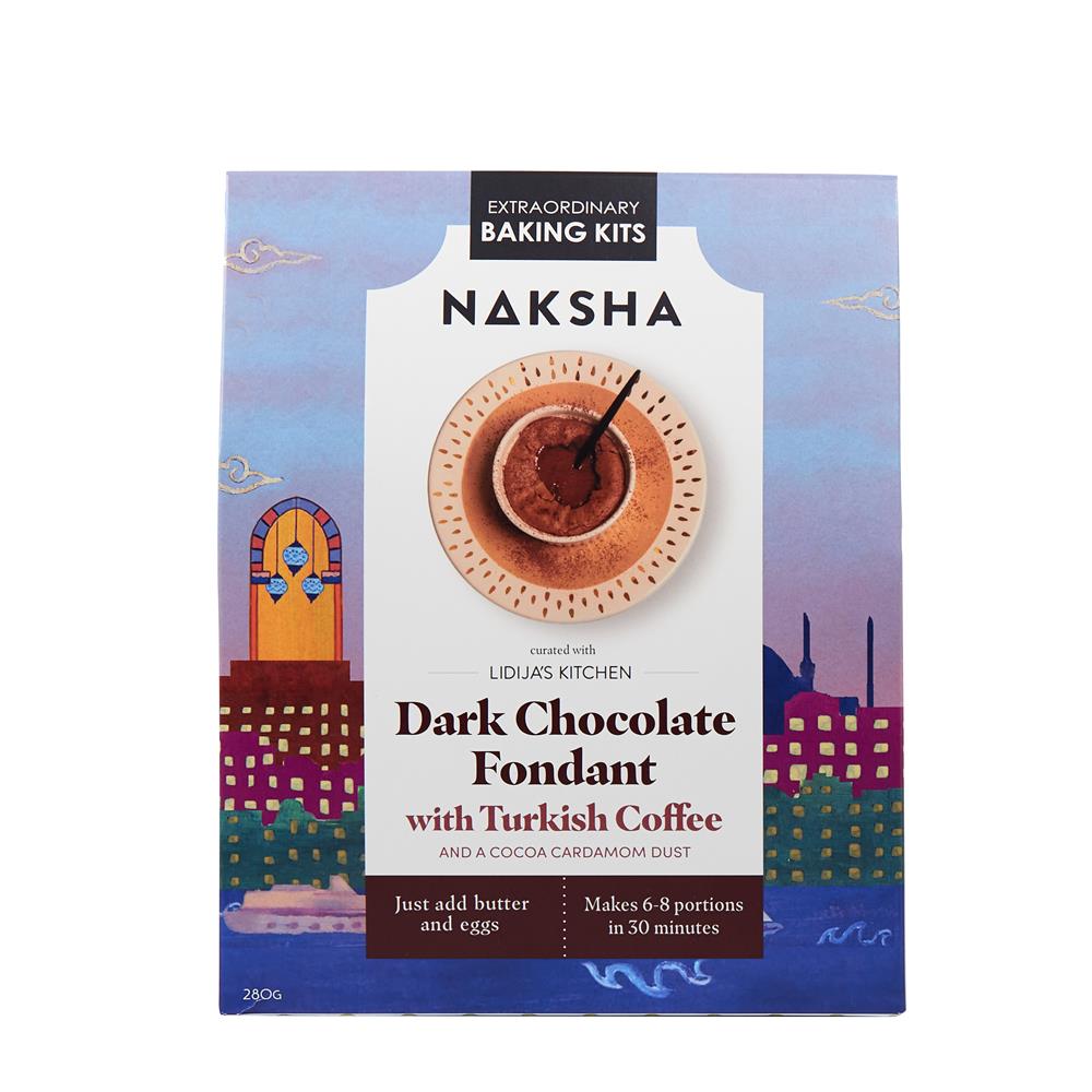 Dark Choc Fondant Baking Kit