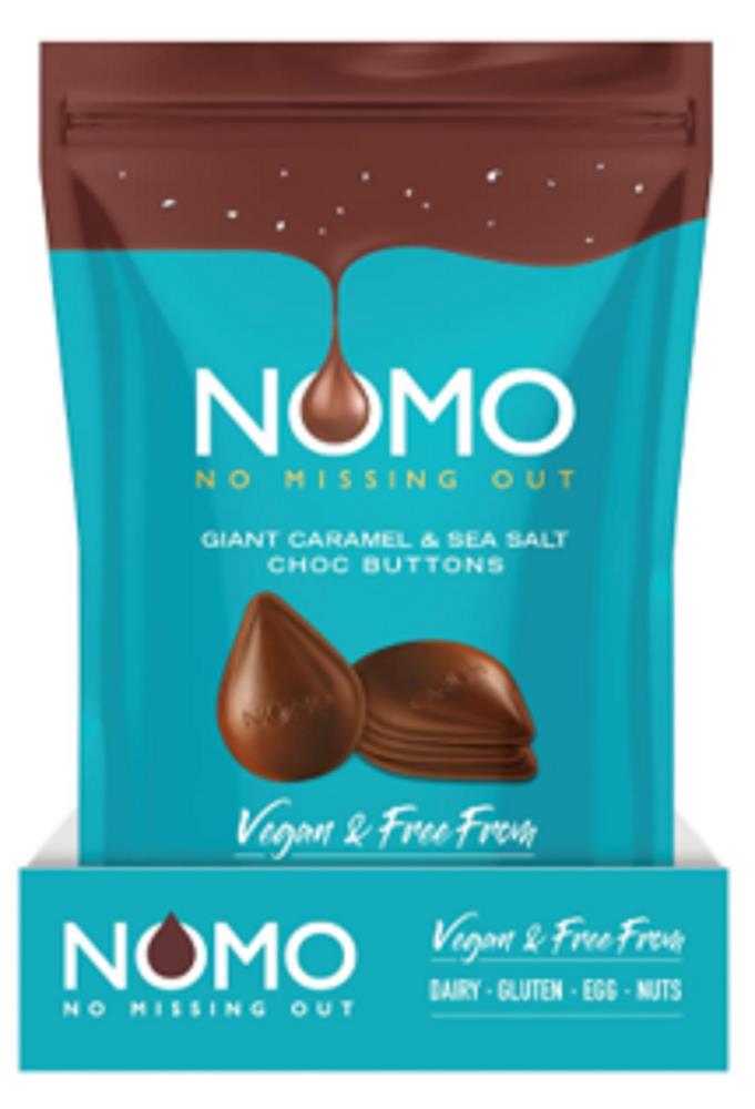 Free from Sea Salt and Caramel Chocolate Buttons 110g