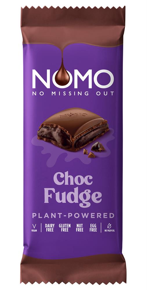 Nomo Chocolate Fudge Bar (Pack of 12)