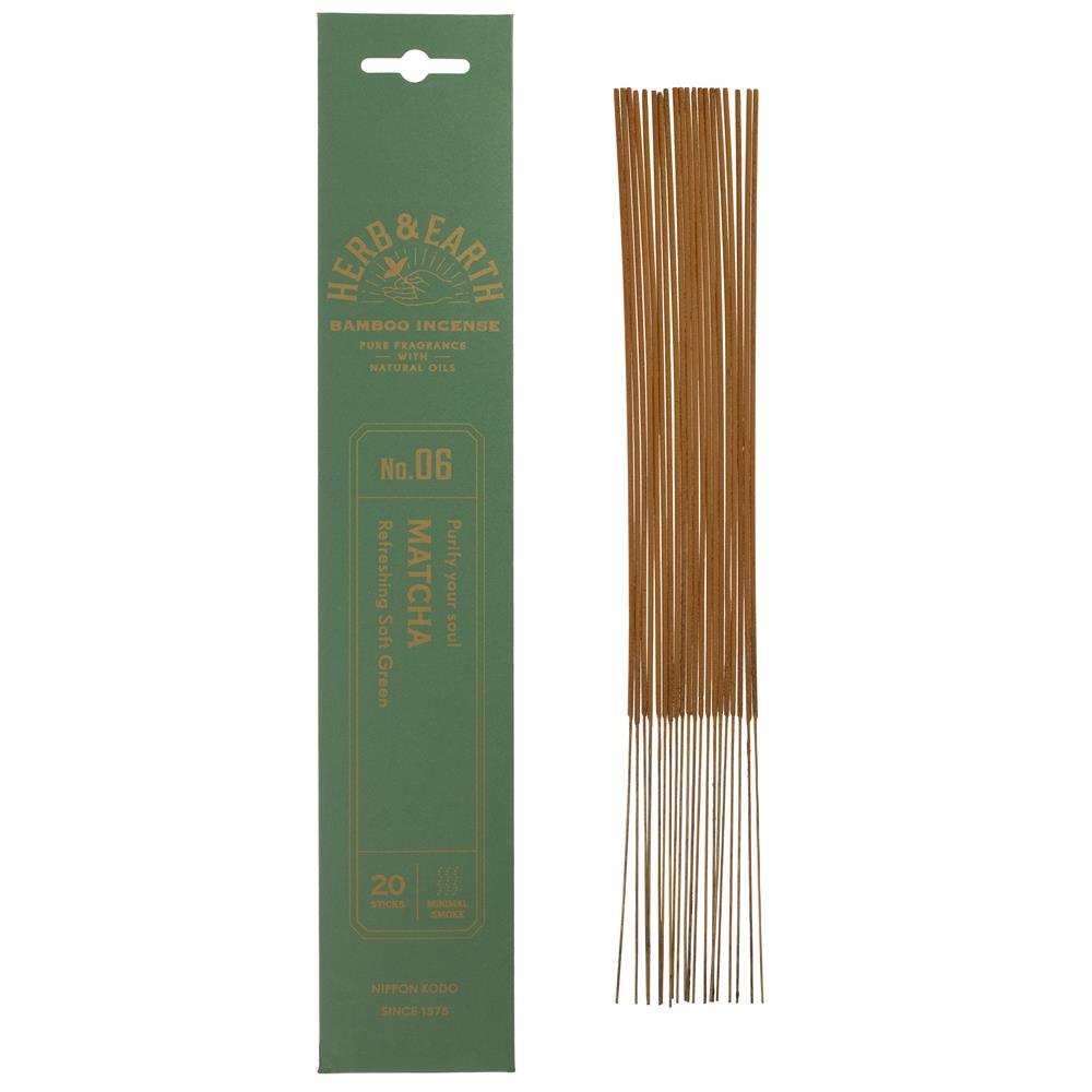 Herb & Earth Incense -Matcha 20 sticks