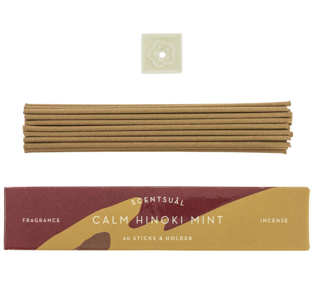 Scentsual Incense - Calm Hinoki Mint 30 Sticks