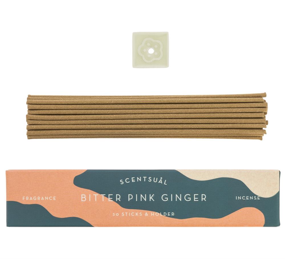 Scentsual Incense - Bitter Pink Ginger 30 Sticks