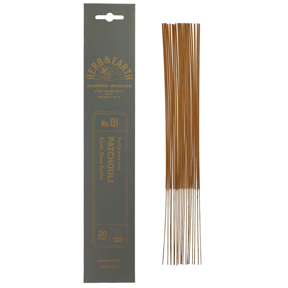 Herb & Earth Incense -Patchouli 20 sticks