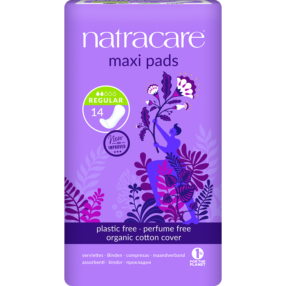 Natural Maxi Pads Regular x 14