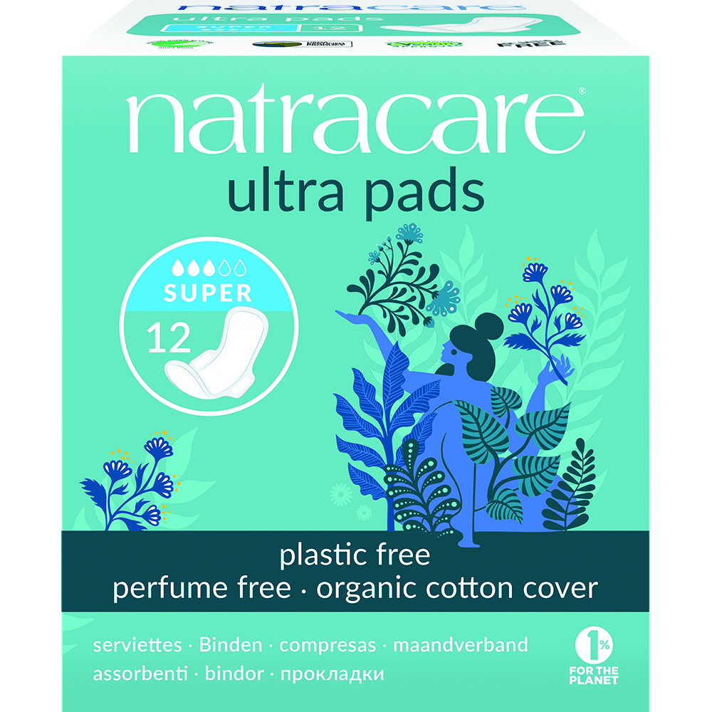 Natural Ultra Pads Super with wings x 12