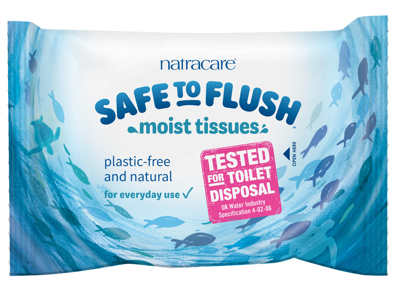 Safe to Flush Moist Tissue