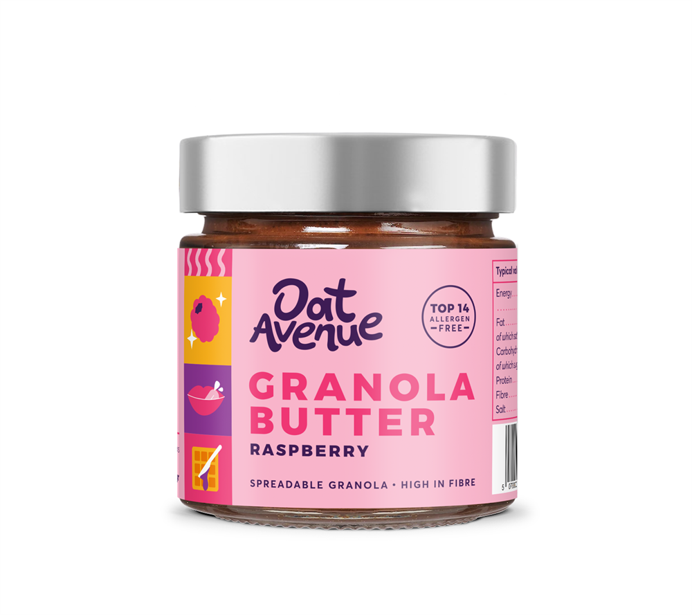 Raspberry Granola Butter