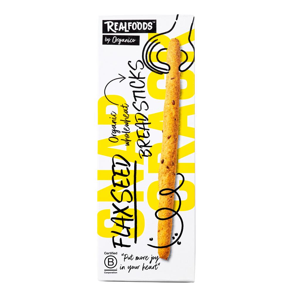 Org Flaxseed Breadsticks (Pack of 2)