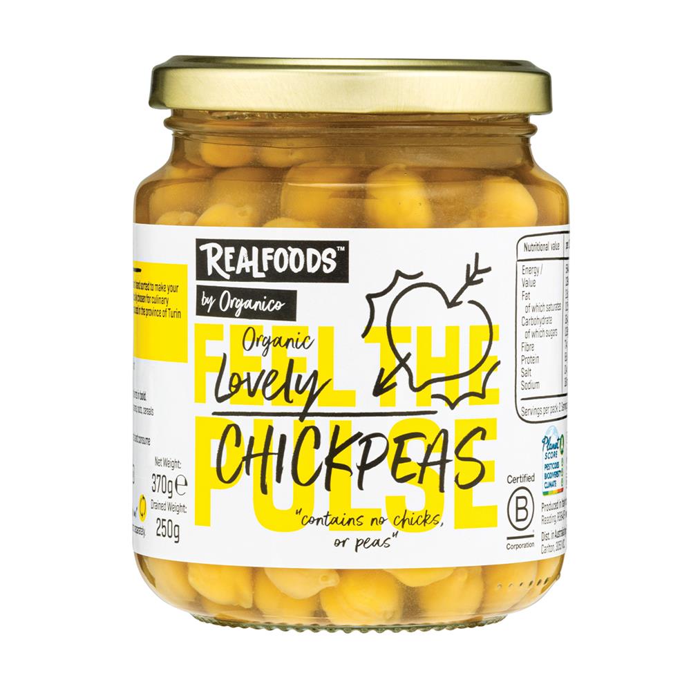 Org Chickpeas in Water