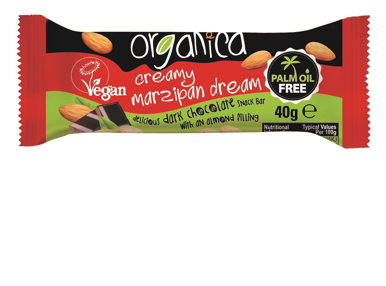 Snack Bars - Creamy Marzipan (Pack of 24)