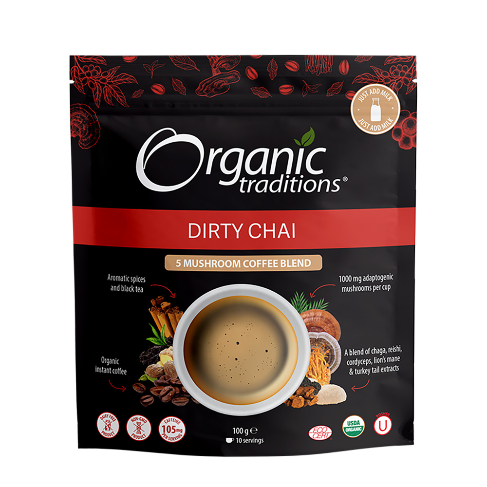 5 Mushroom Coffee Dirty Chai