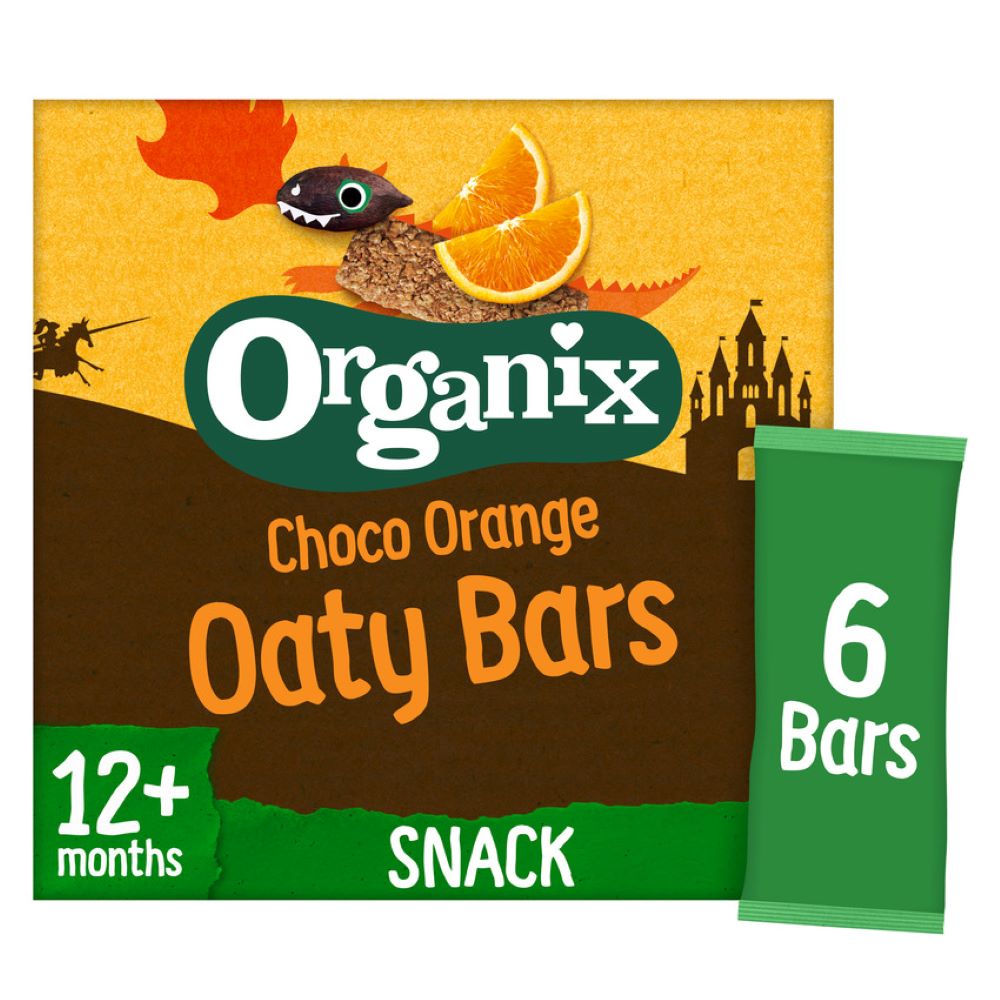 Organix Choc Orang Oat Bar 23g