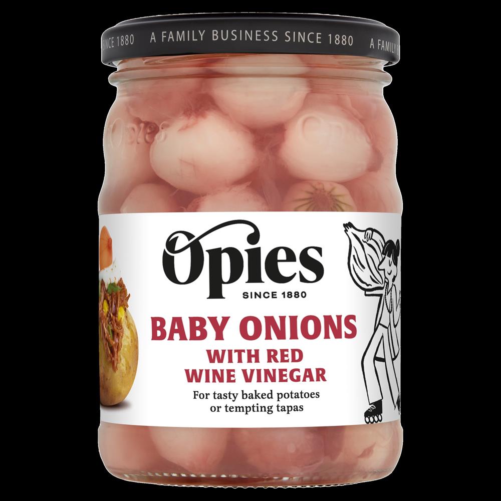 Silverskin Onions with Red Wine Vinegar 350g