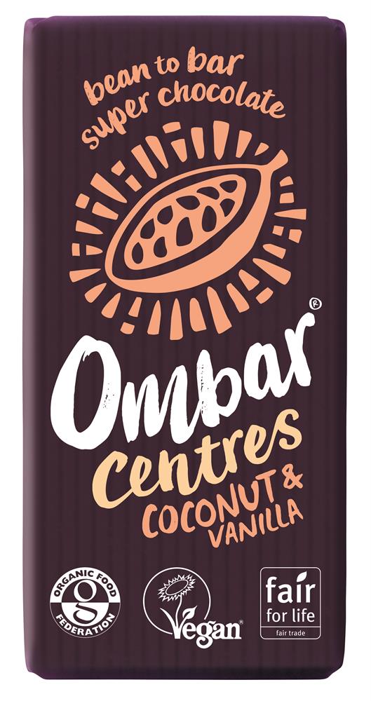 Ombar Vanilla & Coconut Centre (Pack of 10)