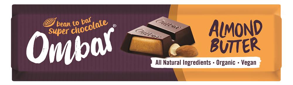 Ombar Almond Butter Filled bar (Pack of 15)