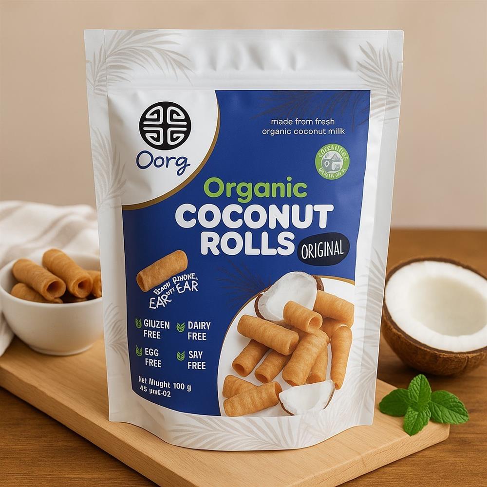 Organic Coconut Rolls Original (Pack of 12)