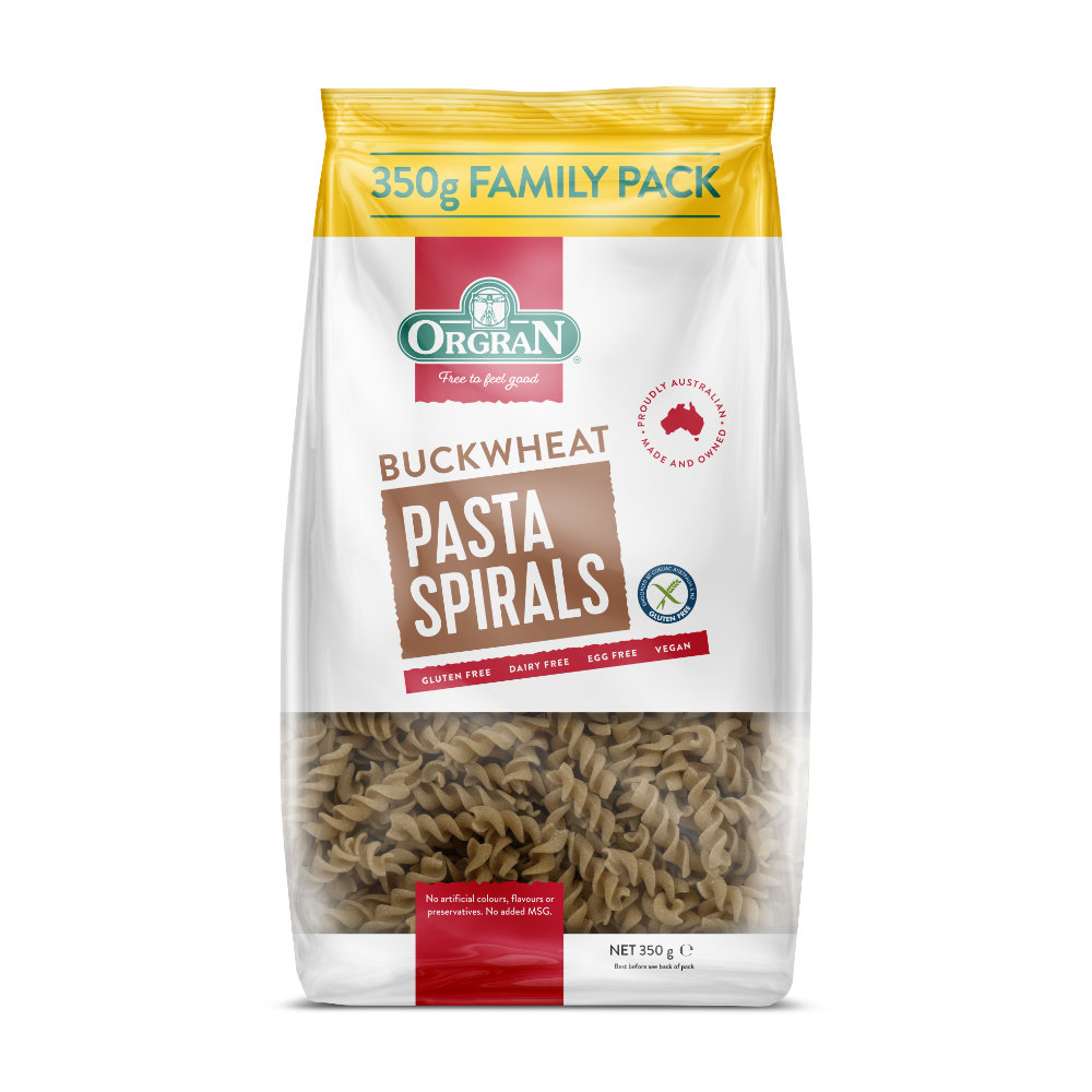 Orgran Buckwheat spirals 350g