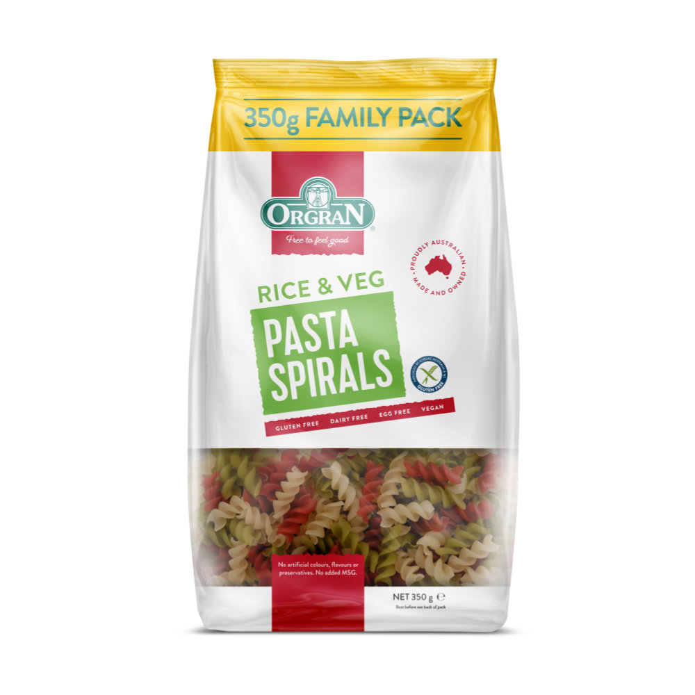 Vegetable Rice Spirals 350g