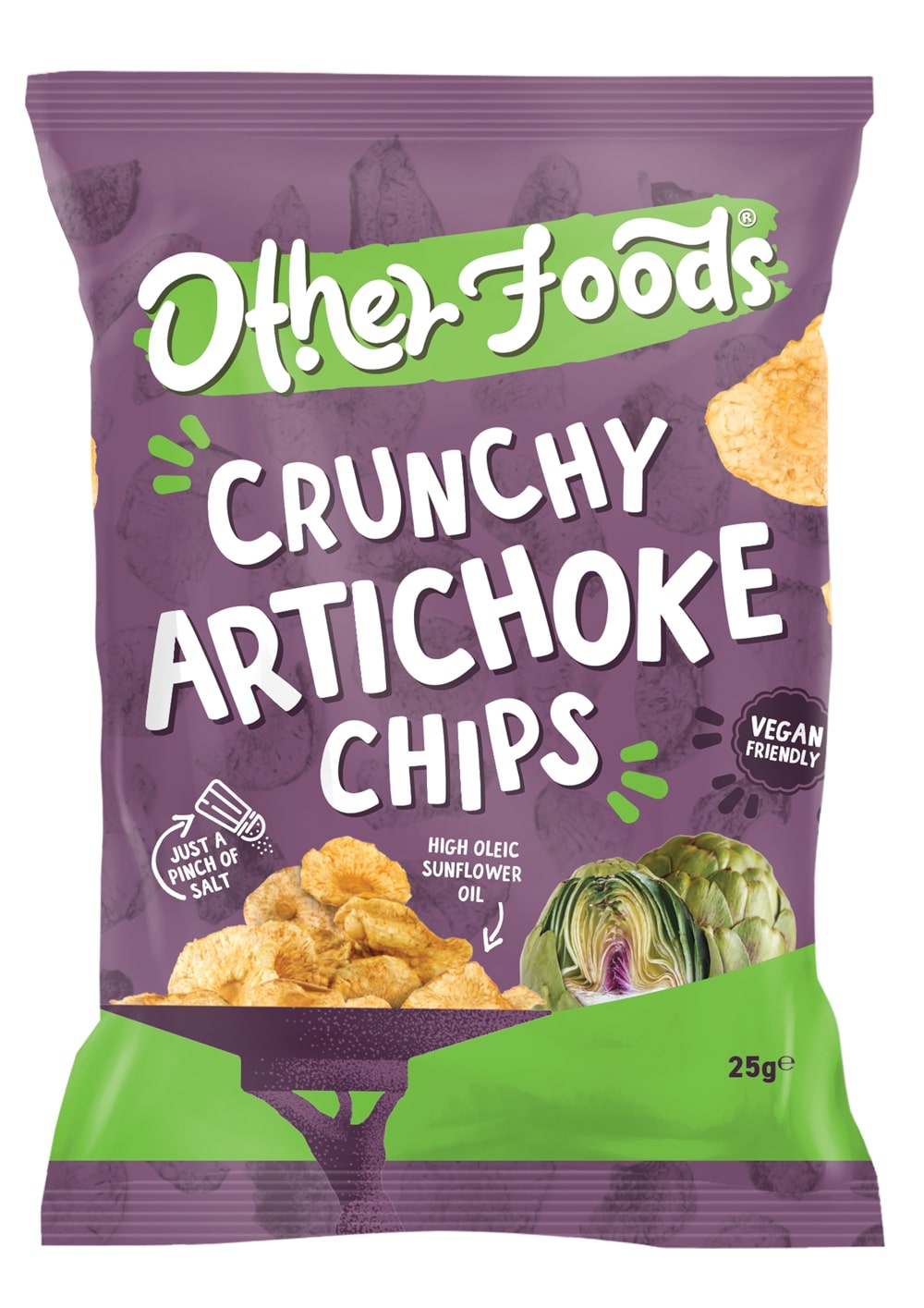 Crunchy Artichokes Chips (Pack of 16)