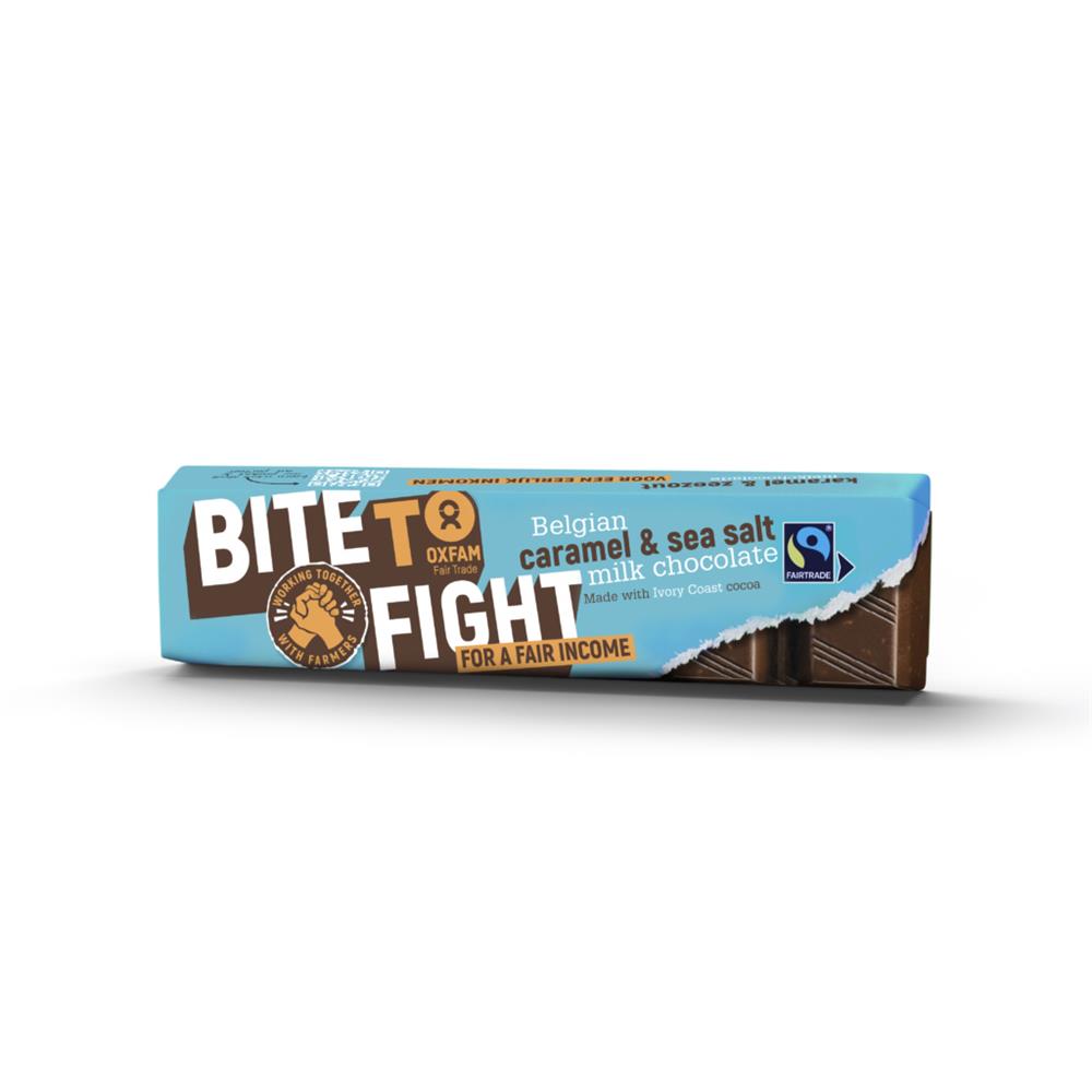 BITE TO FIGHT Milk Chocolate Caramel Sea Salt 47g