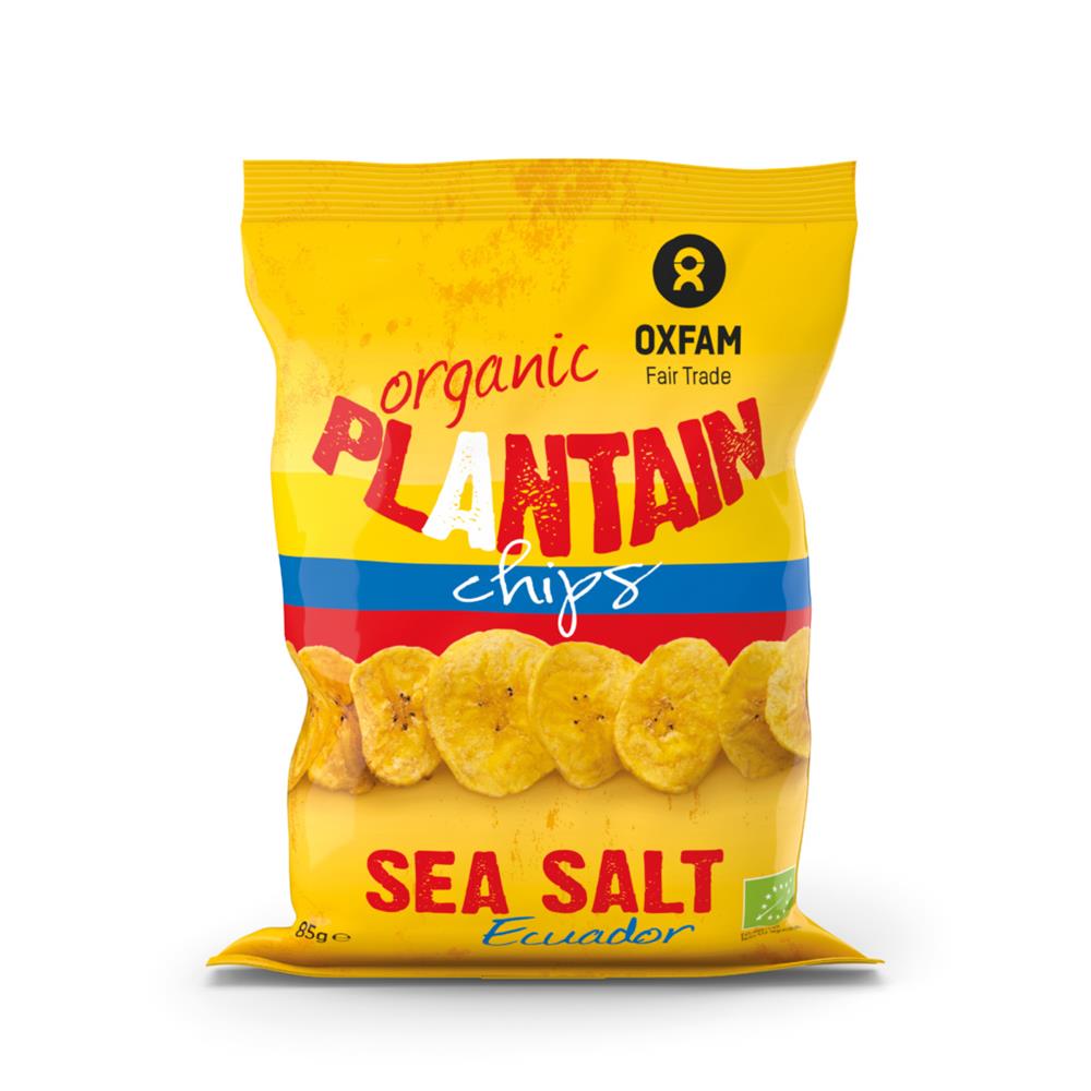 ORGANIC Plantain Chips Salt 85g
