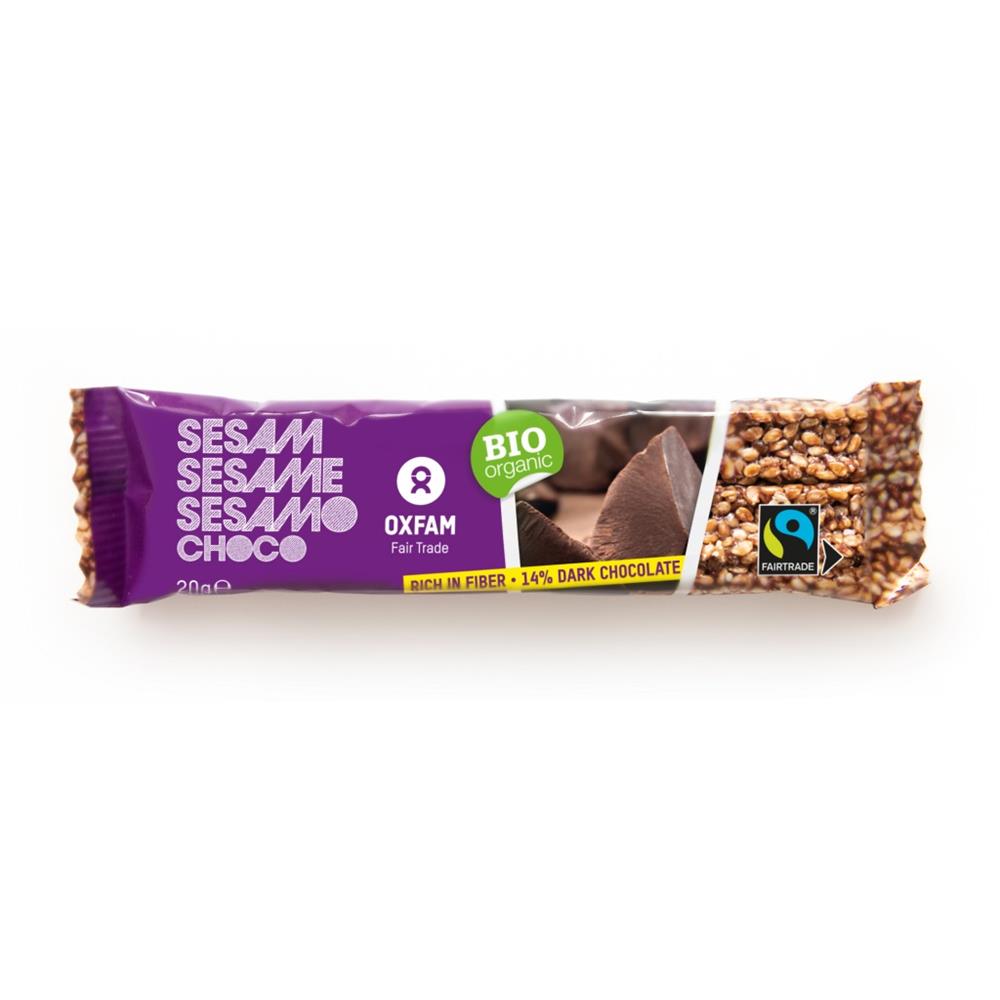 ORGANIC Sesame Bar with Dark Chocolate 20g