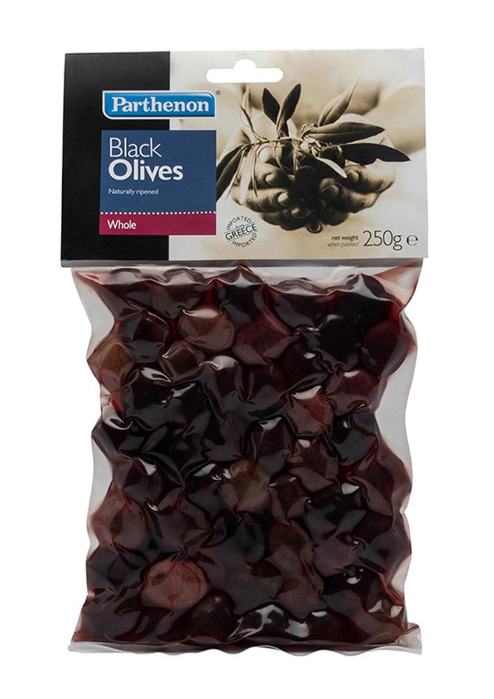 Natural Black Olives Vac Bag