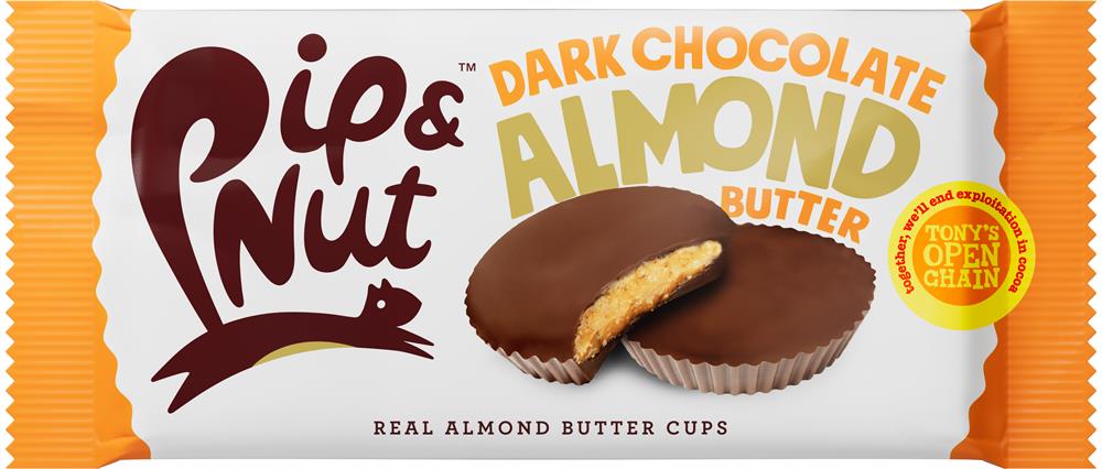 Dark Chocolate Almond Butter Cups 34g