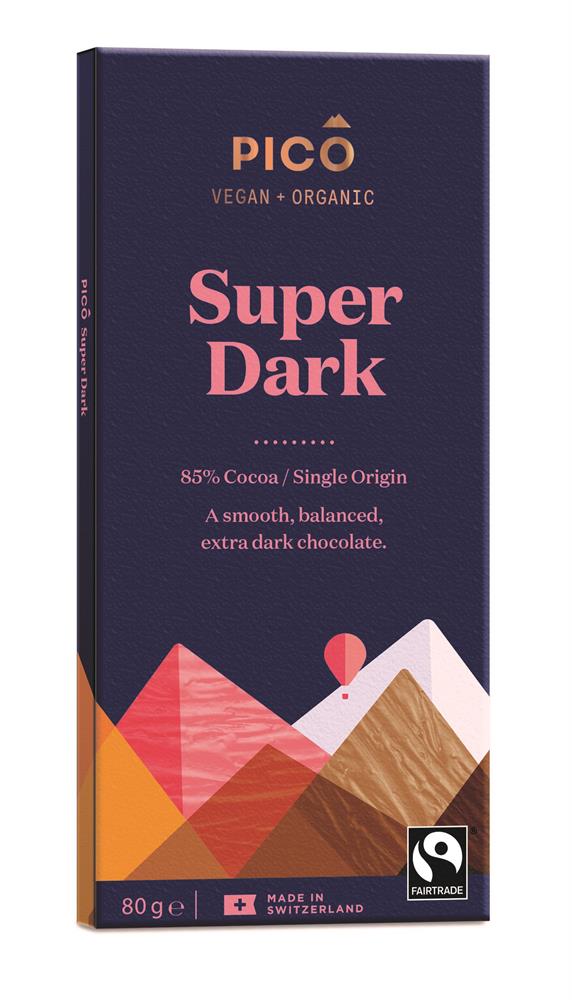 Organic Super Dark Bar (Pack of 2)