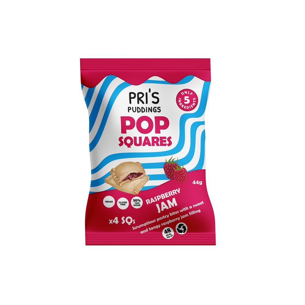 Pop Squares - Raspberry Jam