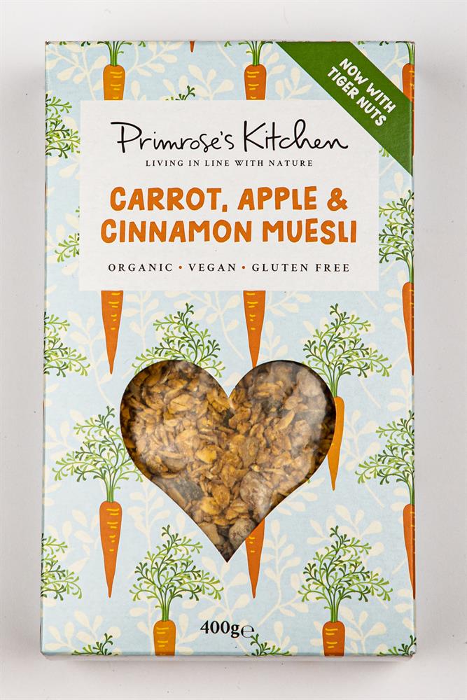 Raw Carrot and Cinnamon Muesli