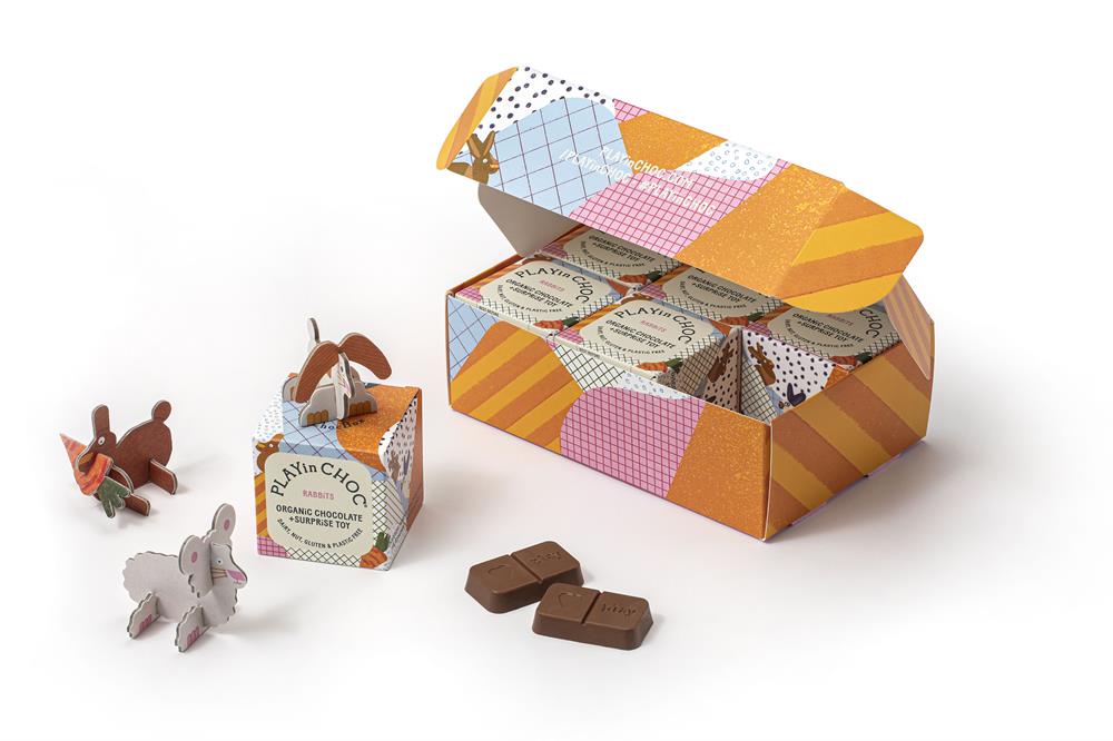 ToyChoc Box Rabbits Gift Set