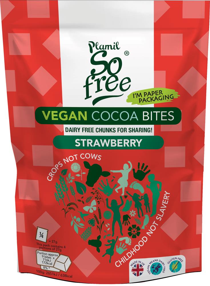 Vegan Strawberry White Bites