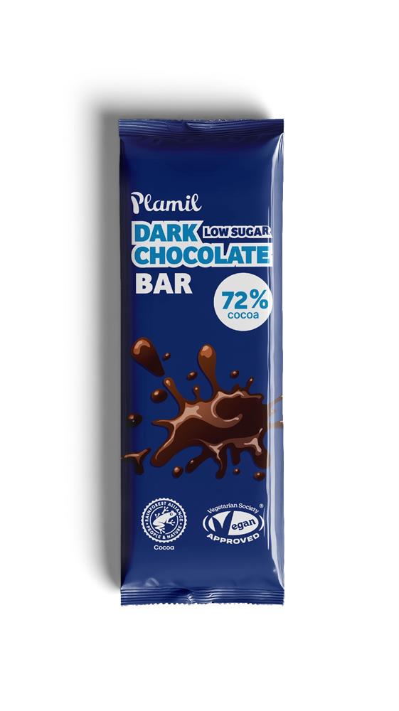 Dark Low Sugar 72% Choc 40g (Pack of 12)